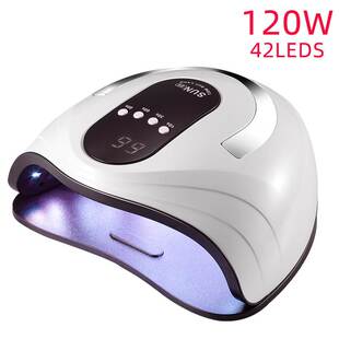 新款美甲光疗灯手持速干指甲光疗机便携大功率指甲油烤灯