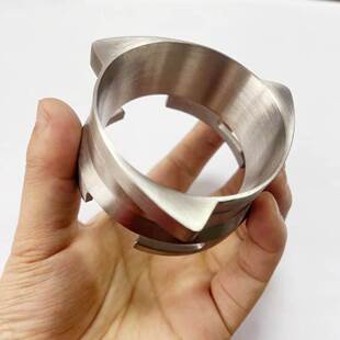 新款不锈钢接粉环咖啡机54MM可旋转式合金接粉器Dosing Funnel