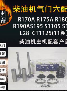 柴油机气门六配套R170A175A180A190AS19511051115L28CT1125