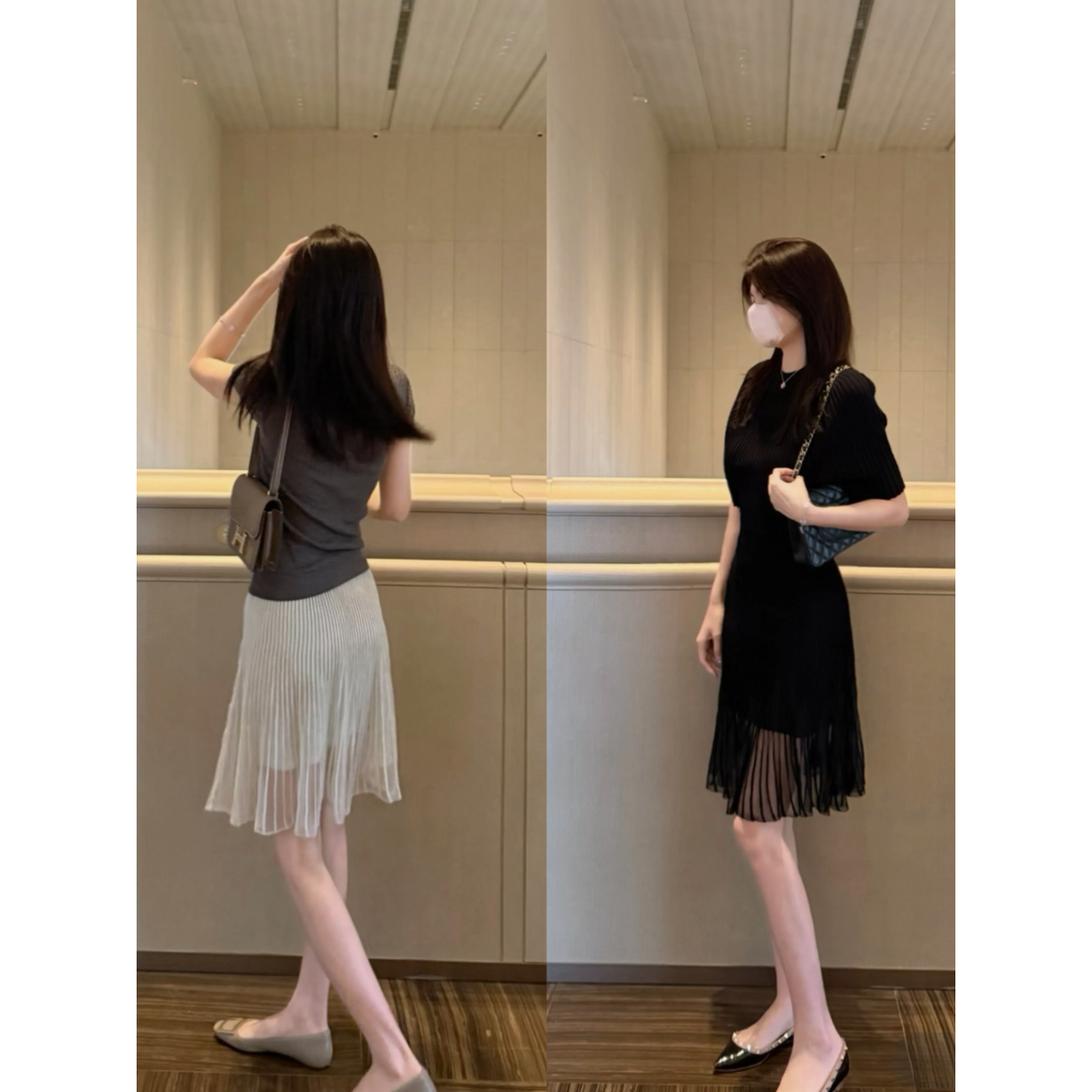 清透镂空设计感鱼尾半身裙女曼妙生姿灵动飘逸气质中裙显瘦修身款