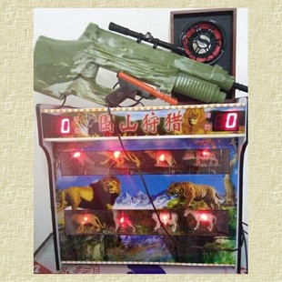 激光射击器打靶机 射击游戏机围山狩激光打枪射击猎机打气球机器