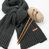 自己织成品围巾 粗毛线团送男友女朋友情人棉手工diy编织材料包