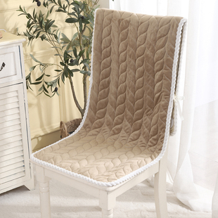 日式餐桌椅子套罩 凳子连体坐垫餐椅一体垫 办公椅套高背矮背家用