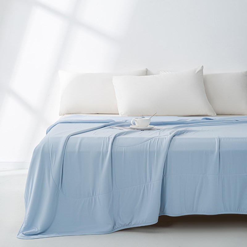 2024奶嘴材质食k品级硅胶 A类锦纶丝滑空调被夏被可水洗凉感夏凉