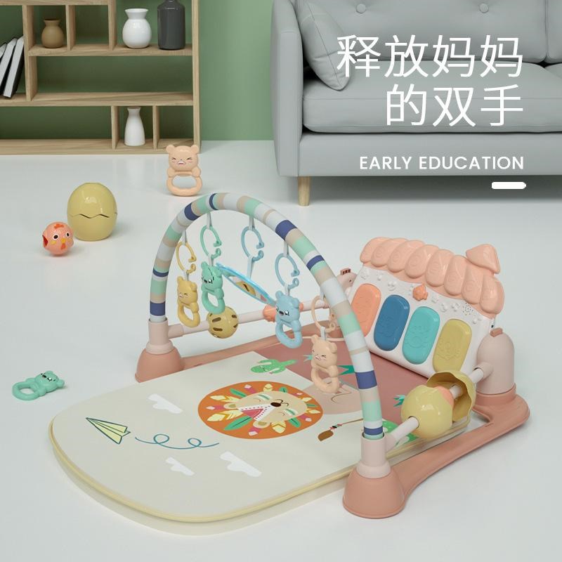 玩具宝宝健身婴儿架0/3月钢琴脚踏益智个岁6新生1音乐器新生儿玩
