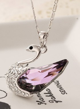 新款 水晶舞天后项链 气质韩版时尚饰品