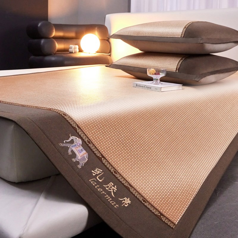 冰丝席三件套凉席床单夏季2025新款高端冰藤席软席子夏季新款草席