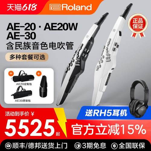 Roland罗兰电吹管乐器AE20老年人娱乐初学AE30电萨克斯吹管ae10