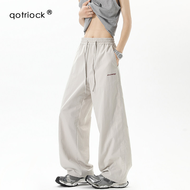 QOTRIOCK夏季轻薄速干冰丝休闲裤图片
