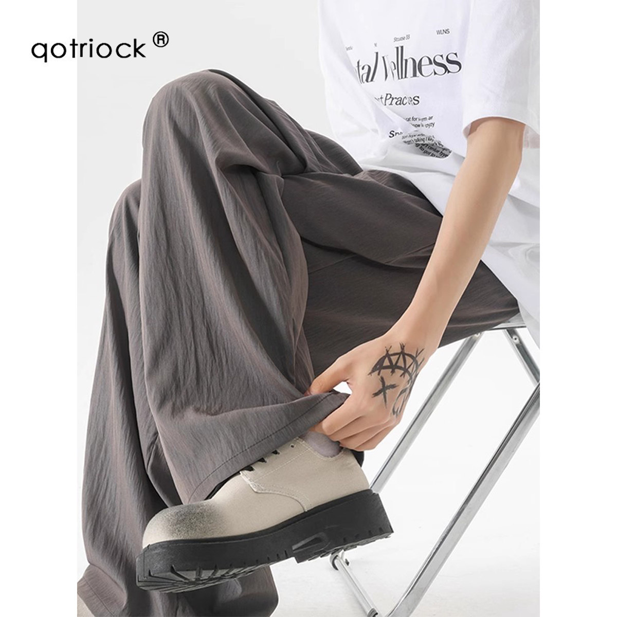 QOTRIOCK多巴胺山本裤子薄款速干图片