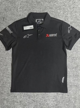 摩托车A星天蝎联名短袖透气速干休闲POLO衫MoTogp夏季骑行厂队t恤