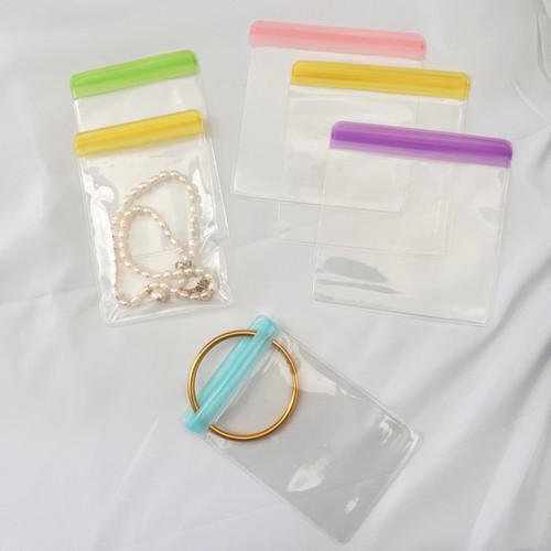 防氧化首饰袋密封袋pvc自封袋首饰盒收纳饰品文玩玉石耳钉透明袋