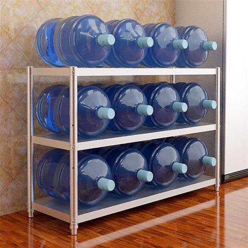 不锈钢厨房置物架落地3多层锅架子微波炉收纳架储物架货架花架子