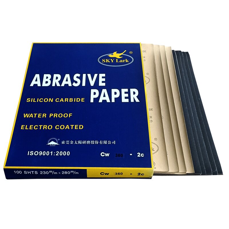 云雀砂纸打磨抛光细砂纸10000目水磨耐磨沙纸墙壁木头金属神器