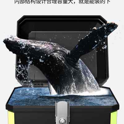 电动车后备箱摩托车尾箱电瓶车非铝合金工具置储物箱加厚大号通用