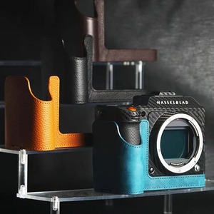 适用哈苏X2DII皮套X2D100C相机保护套真皮头层X2D二代相机包底座