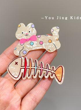 可爱超萌儿童发夹韩版卡通小女孩发卡刘海夹侧边夹宝宝碎发夹头饰