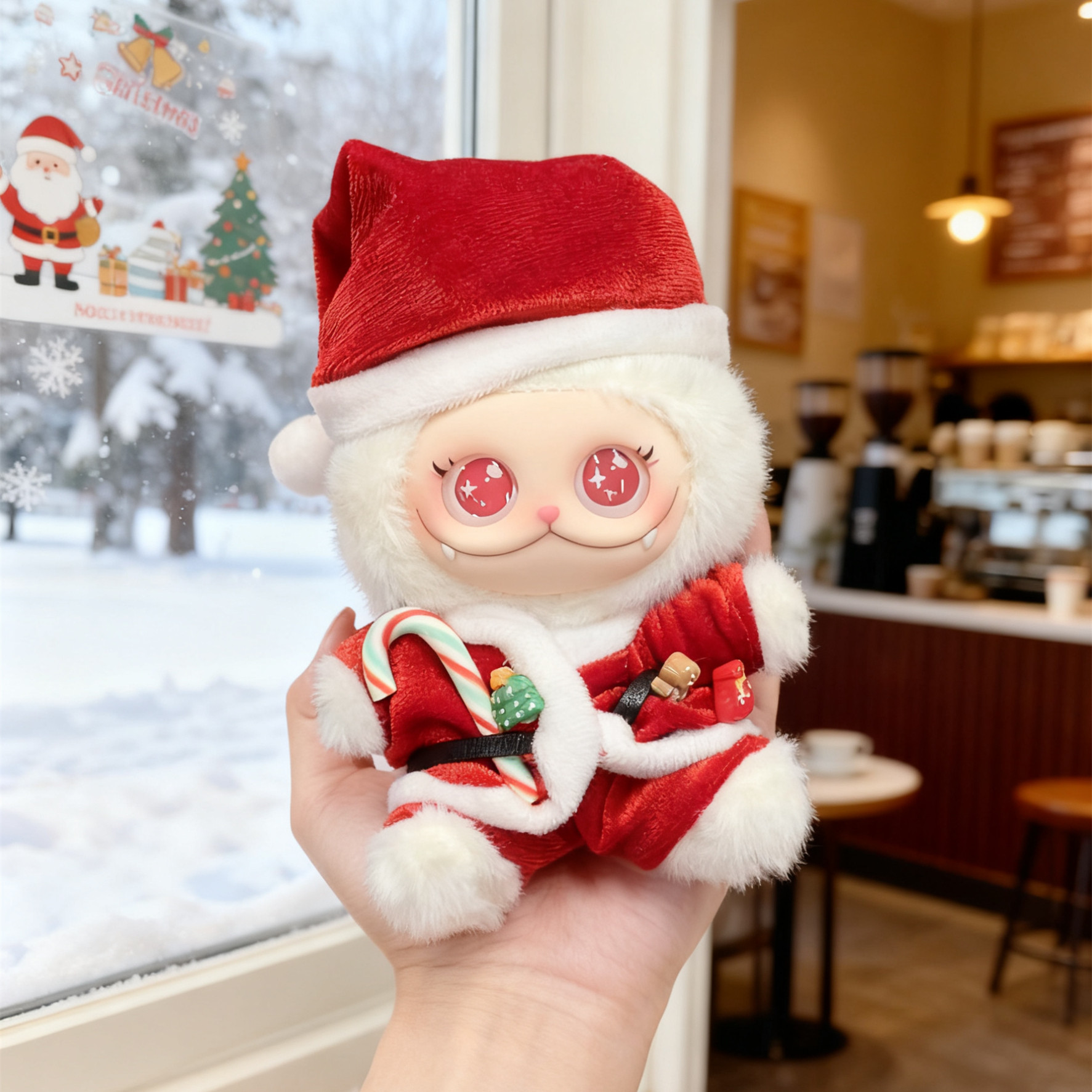范趣町GISMOW娃衣小憨包联盟盲盒毛绒搪胶衣服替换装圣诞老人套装