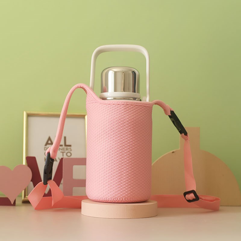 F G大容量900 1000ML保护套手提斜挎大肚杯子保护套水壶袋肩背