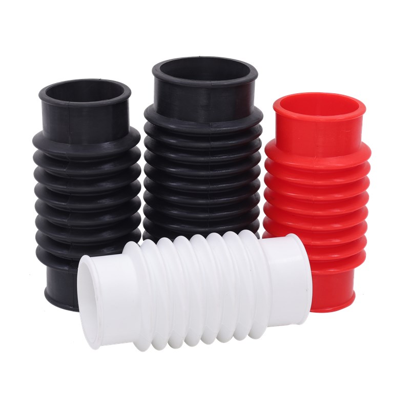 柔性接头90/100/110/160/200/橡胶软接头波纹管下水管PVC管接头