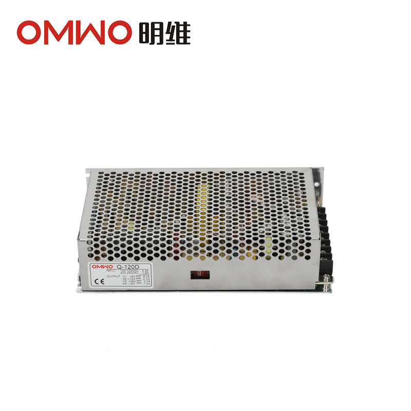 Q-120D+5V8.0A+12V2.0A24V2.0A-12V1.0A四组输出工控直流开关电源