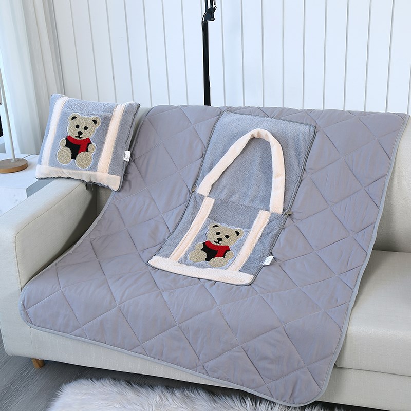 多功能手提抱枕被子两用汽车靠垫枕头午休空调毯沙发午睡新款加厚