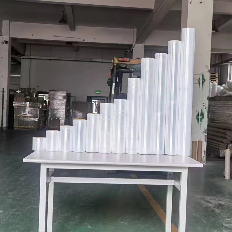 定制PE缠绕膜打包膜工业保鲜膜大卷塑料薄膜包装膜拉伸膜绕缠膜