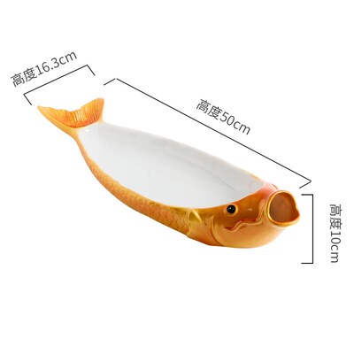 高端三文鱼刺身盘冰盘干冰创意餐具鱼生刺生专用海鲜姿造拼盘盘子