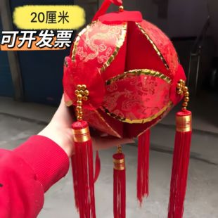 精品广西靖西特产壮族纯手工绣球婚庆舞蹈道具击鼓传花抛绣球学生