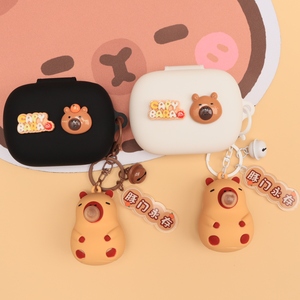 适用1MORE/万魔S31开放式无线运动蓝牙耳机保护套可爱情侣创意卡通S50Fit一体式连体硅胶软壳