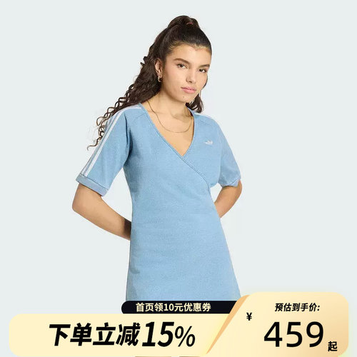 adidas/阿迪达斯三叶草女子运动休闲连衣裙KZ5056