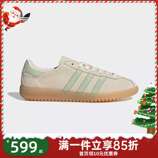」JS3976 「T头鞋 adidas阿迪达斯2025秋女BERMUDA经典 复古运动板鞋