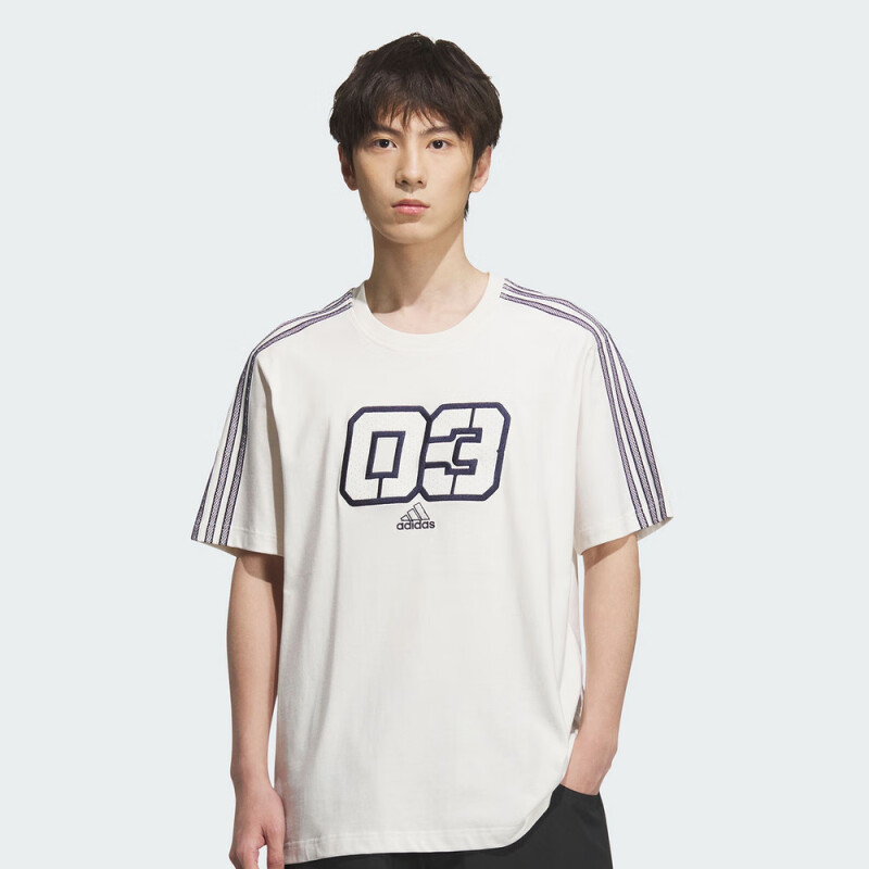 adidas阿迪达斯三叶草2025夏男潮流oversize短袖T恤 JX2634
