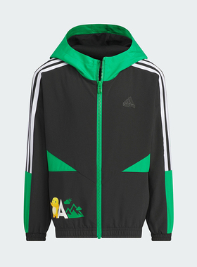adidas/阿迪达斯奶龙联名款小童梭织运动休闲外套JC6877