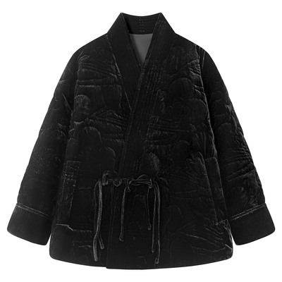 新品羽绒服女新中式盘扣