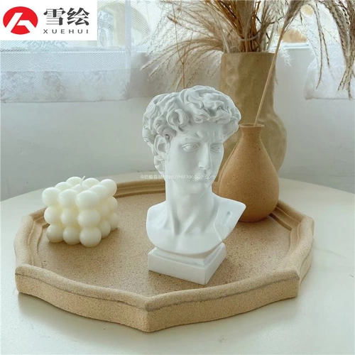 INS WIND Древнегреческая статуя цветы подключите к большому крестцовому украшению, ковша для хранения макияжа ваза на рабочем столе реквизиты камера