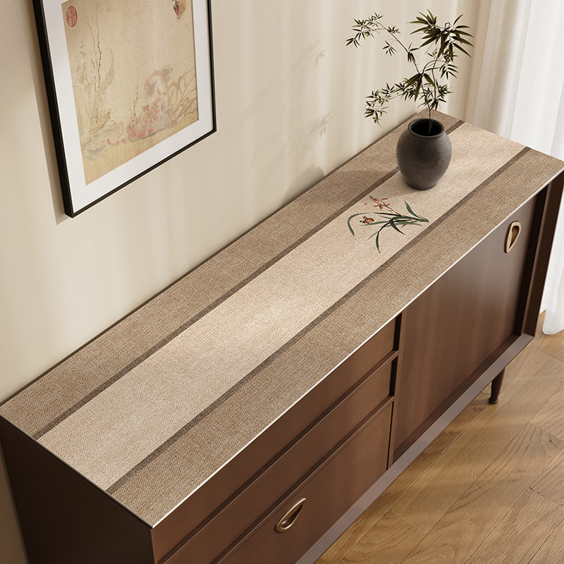 电视柜桌垫防水防尘盖布餐边柜台面保护垫玄关桌面垫斗柜防脏桌布