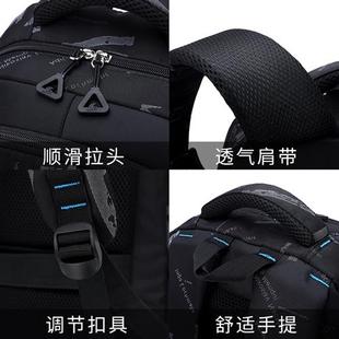 带滑轮中学生大容量儿童拉包三到六年级小学生拉杆书包 书包拉杆式