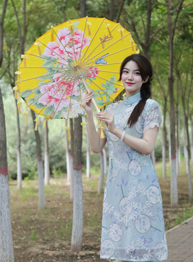 古典古风油纸伞汉服道具装扮演出走秀道具伞中国风新中式户外装饰
