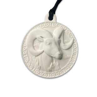 白羊座天然石膏香薰挂件十二星座车载衣柜衣橱室内扩香石装饰礼物