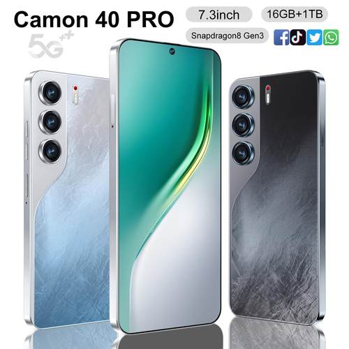 热销爆款跨境手机Camon40 Pro安卓手机7.3大屏16+1T智能手机可代