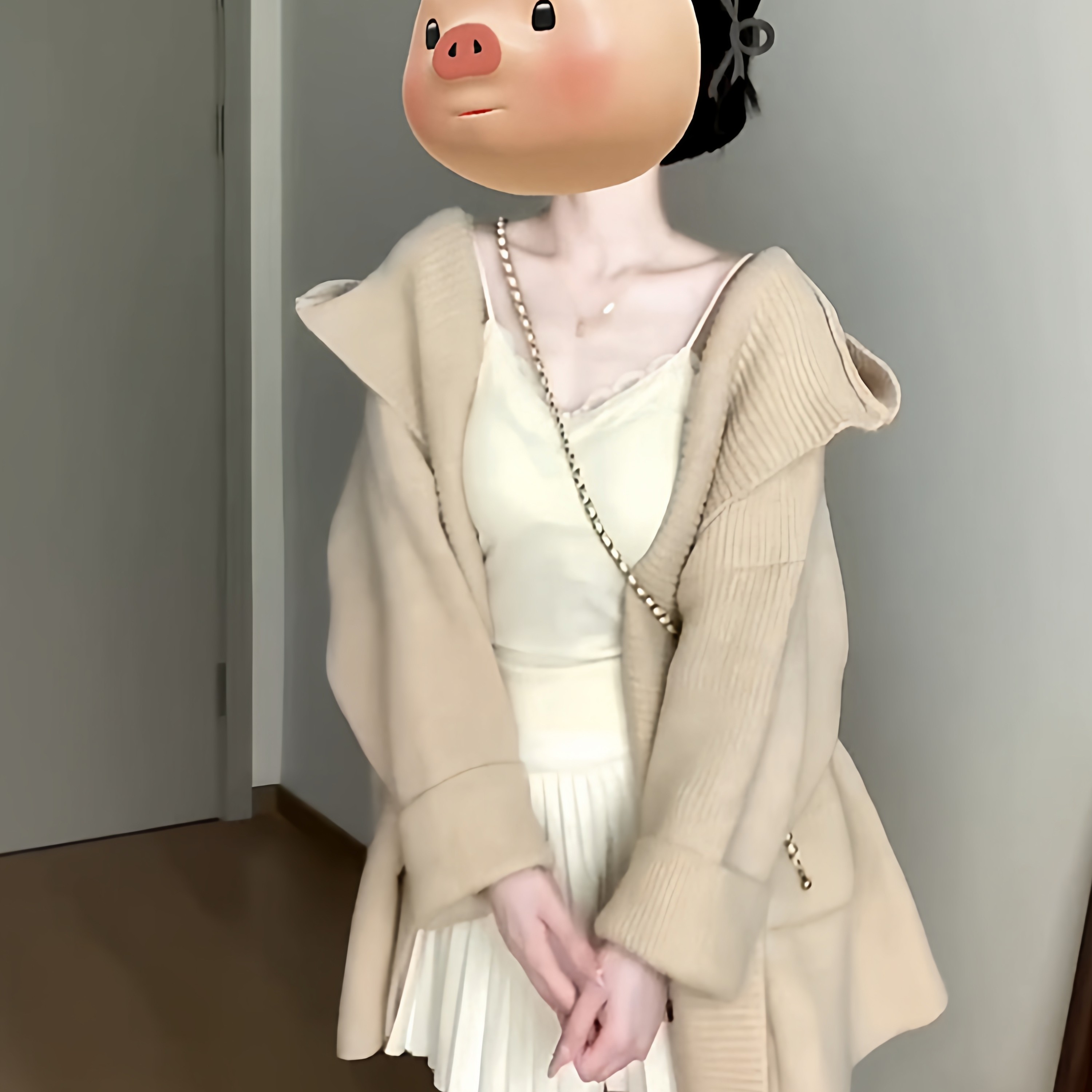 2026新款韩系慵懒风中长