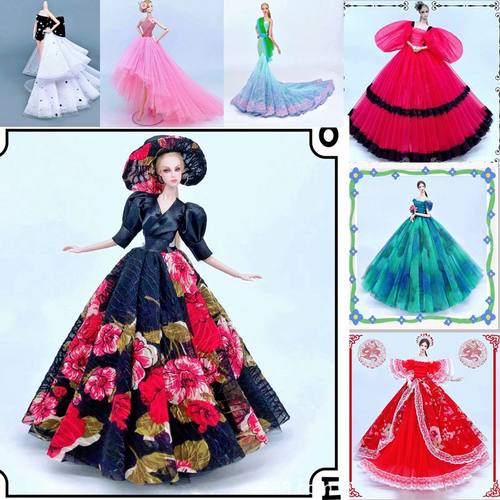 30cm娃衣婚纱芭比娃娃公主裙娃娃