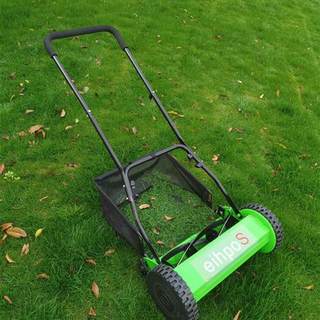 直销16寸普通无动力手推家用小型割草机别墅花园小面积草坪割修剪