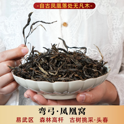 普洱生茶散茶森林系高杆挑采头春