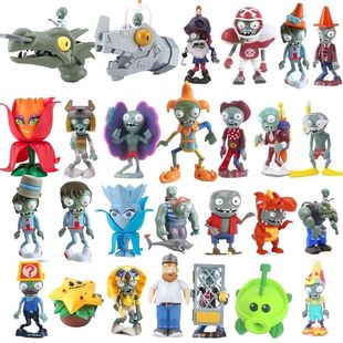 鐵門 植物大戰僵尸玩具黑暗恐龍機械僵尸小丑搖滾可發射兒童新款