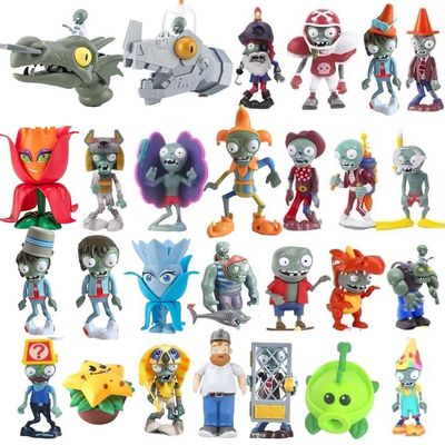 植物大战僵尸玩具黑暗恐龙机械僵尸小丑摇滚可发射儿童新款铁门