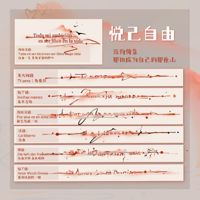 ＜悦己自由系列＞共到手7贴纹身贴原创ins女生礼物万圣节妆面贴纸