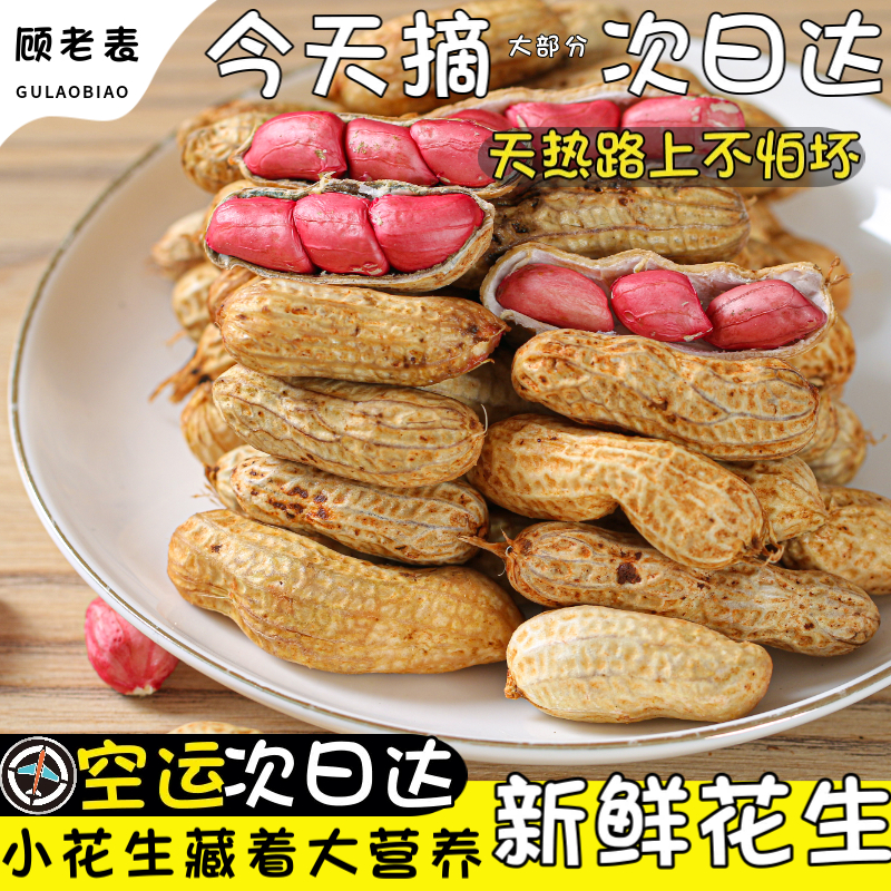 顾老表新鲜花生现摘空运到家