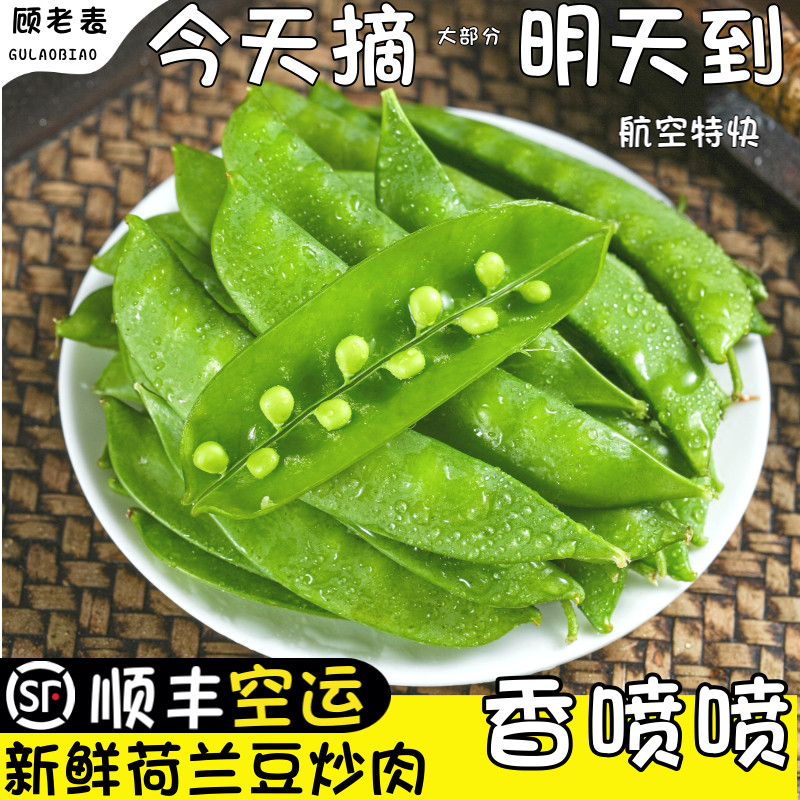 顺丰空运次日达新鲜荷兰豆现摘